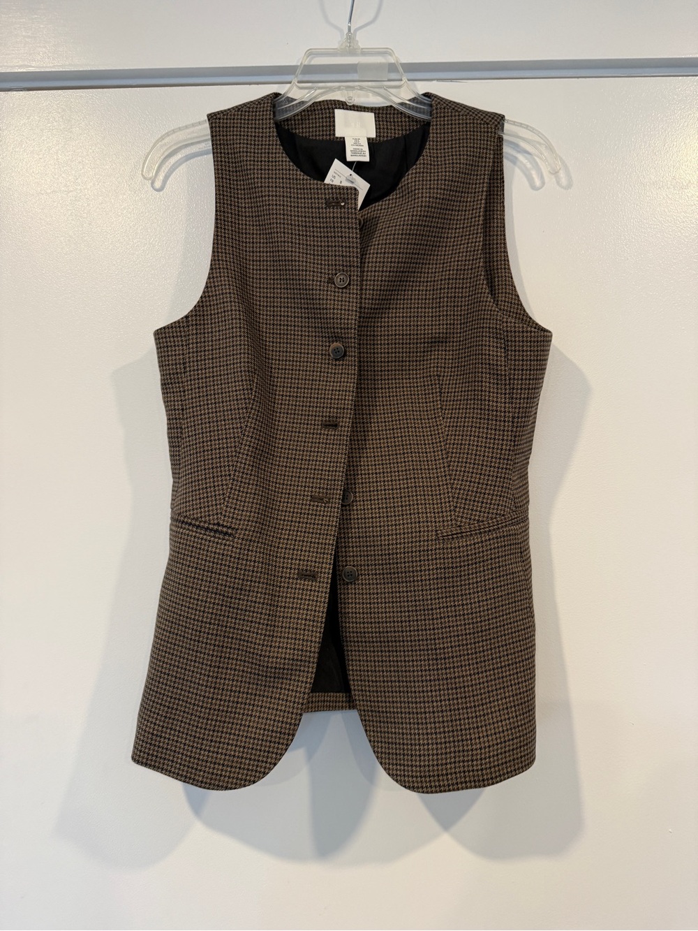 NWT brown H&M button down vst